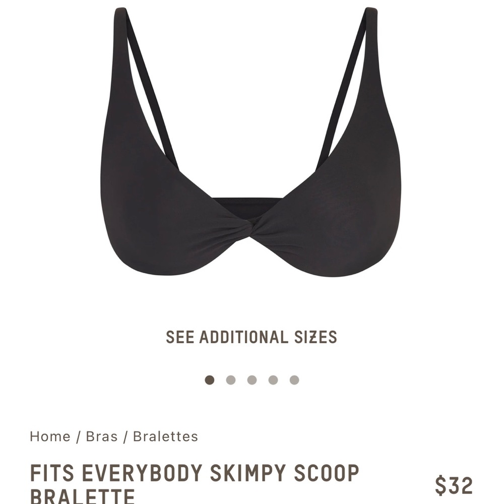 SKIMS Fits Everybody Skimpy Scoop Bralette